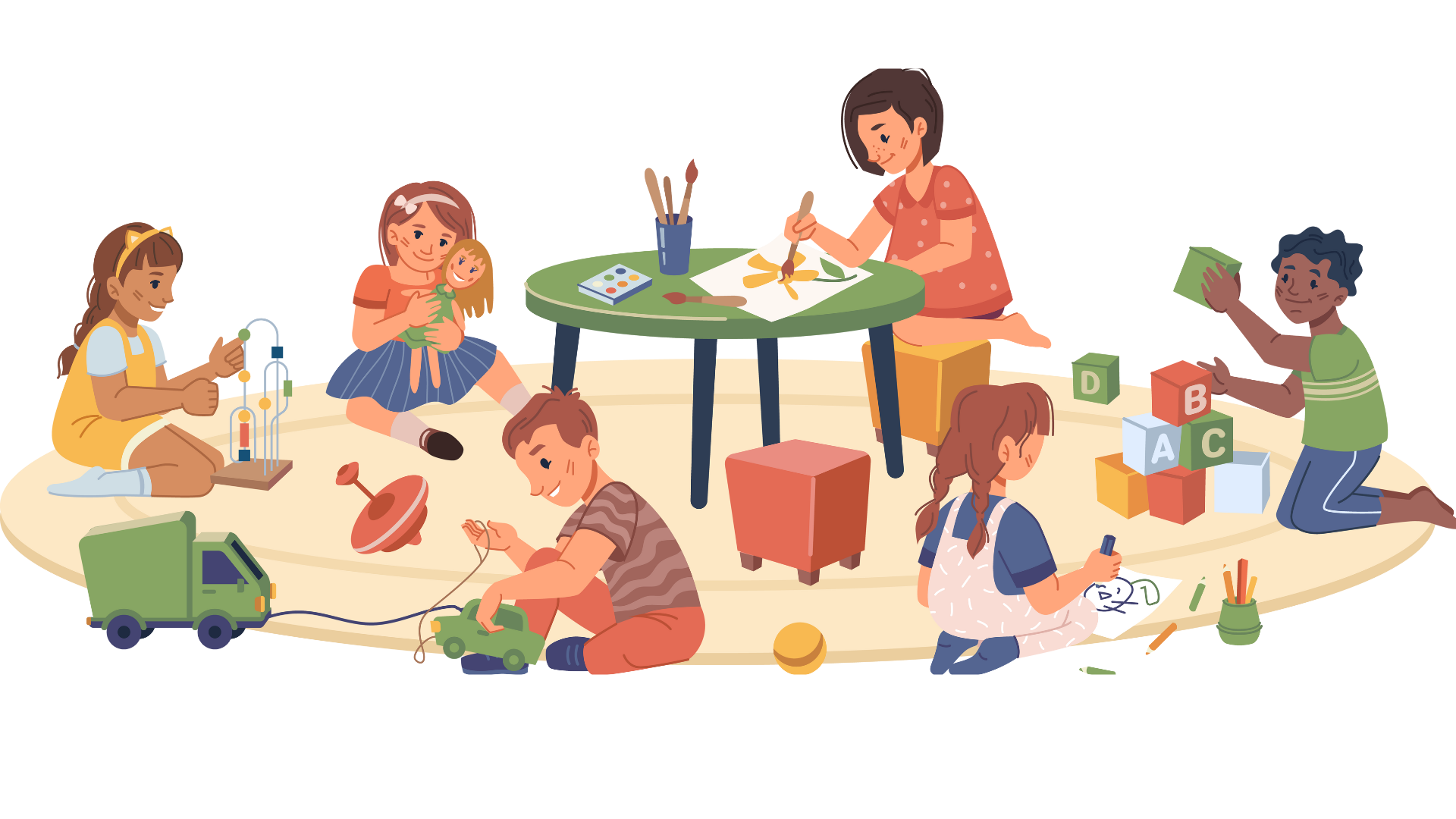 Playful Illustrative Daycare Presentation (1)